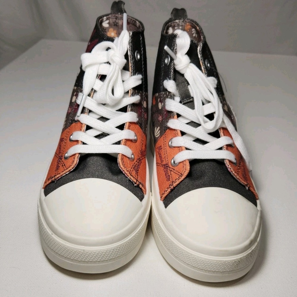 Disney Minnie Mouse Kids High Top Sneakers‎ Size 4 Multicolored NWT - Picture 3 of 6